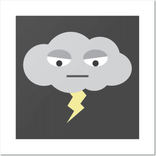 Angry Cloud Posters and Art